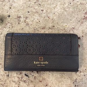 Navy Blue Kate Spade Wristlet wallet